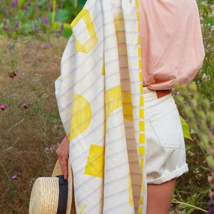 Beach towel 100x200cm Sens yellow