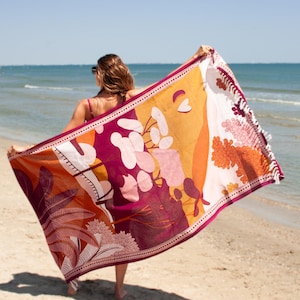 Kumily bronze beach towel 100x200cm