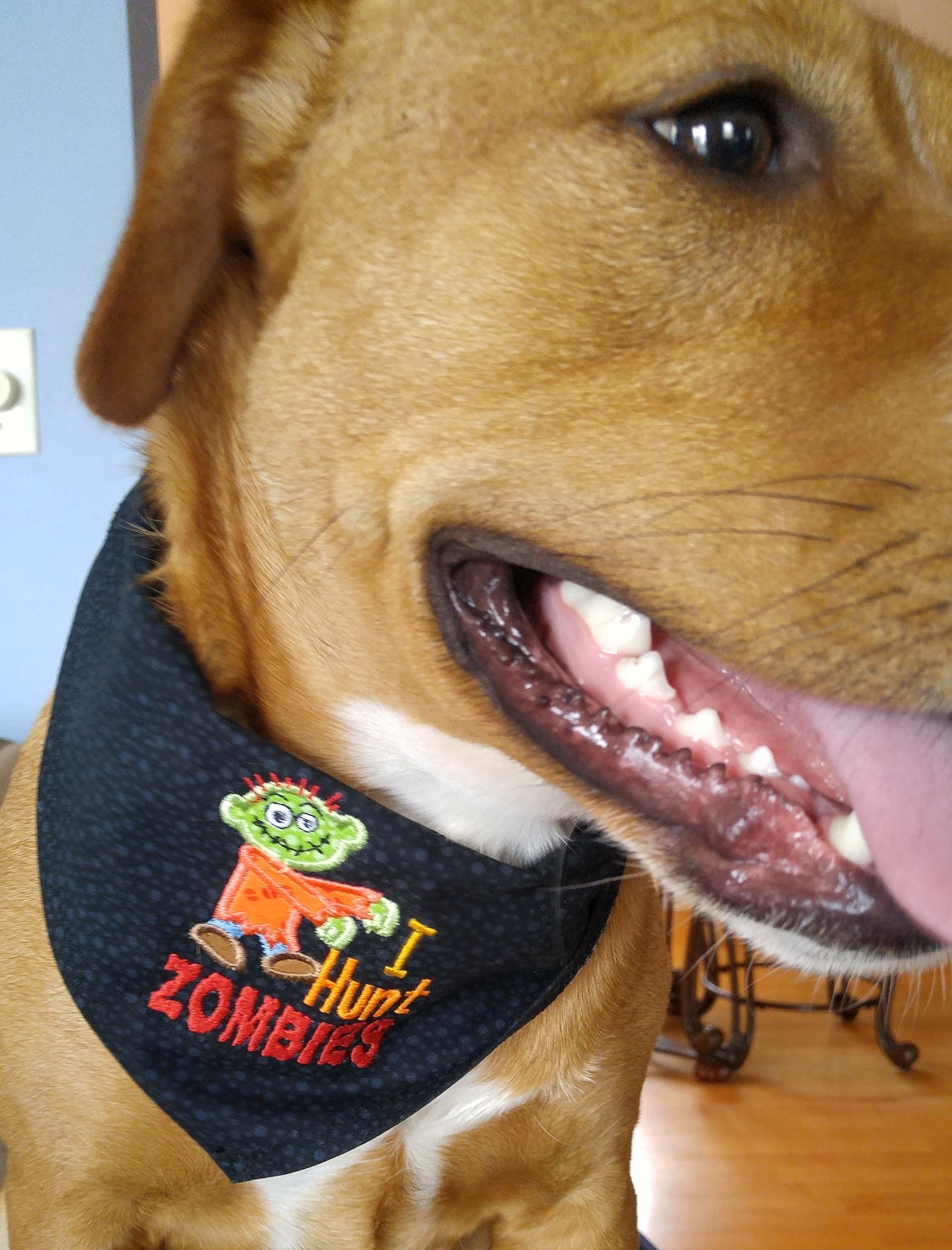 Dog Bandanas Halloween Dog Bandanas Large Dog Bandanas Etsy