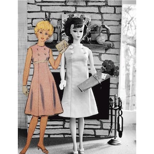 PDF McCalls 7127 Inspired Fashion Doll Pattern