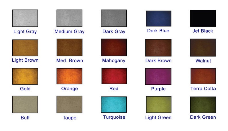 4 Ounces of Water Based Concrete dye for artistic concrete structures