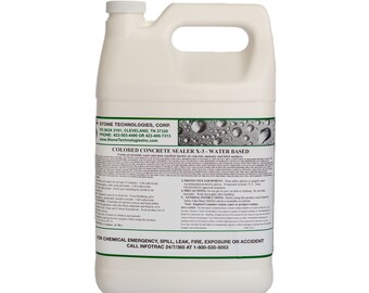 Colored Concrete Sealer X-4 High Gloss Finish for water proofing concrete block masonry stucco 1 gallon