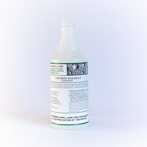 Clear Concrete Sealer X 3 For Water Proofing Concrete Block Etsy Clear Concrete Sealer X 3 For Water Proofing Concrete Block Etsy