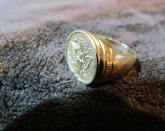 US Army 14k Signet Ring