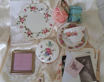 Vintage Cottagecore China Bundle: vintage Inspired Decorative Items, Romantic Home Decor