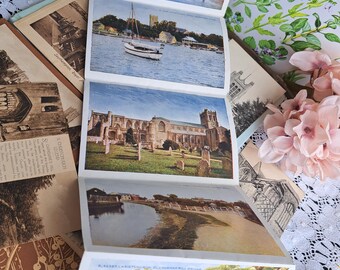 Genuine vintage postcards-Southampton Christchurch UK