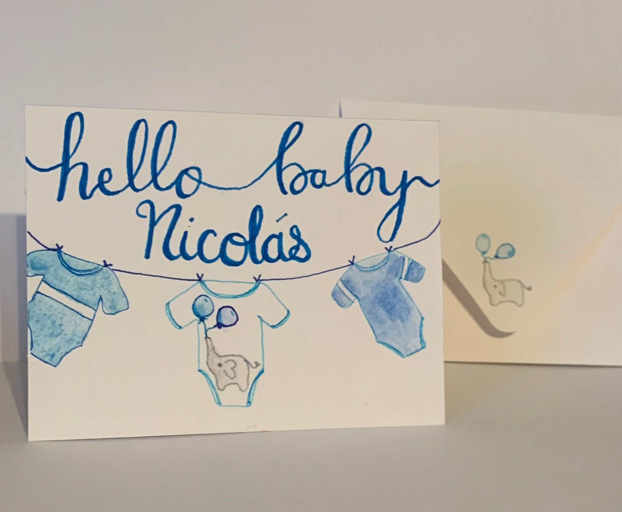 Custom Watercolor Hand Painted Cards Etsy UK