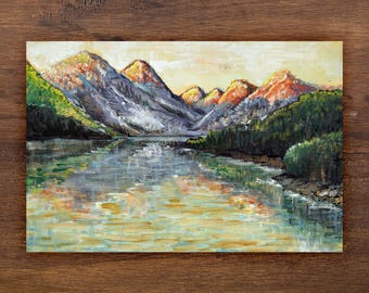 Light on the Tops - 4"x6" Postcard