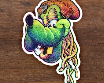 Gold Tooth Goofy - Sticker