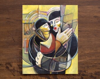 Cube Embrace - Canvas Print