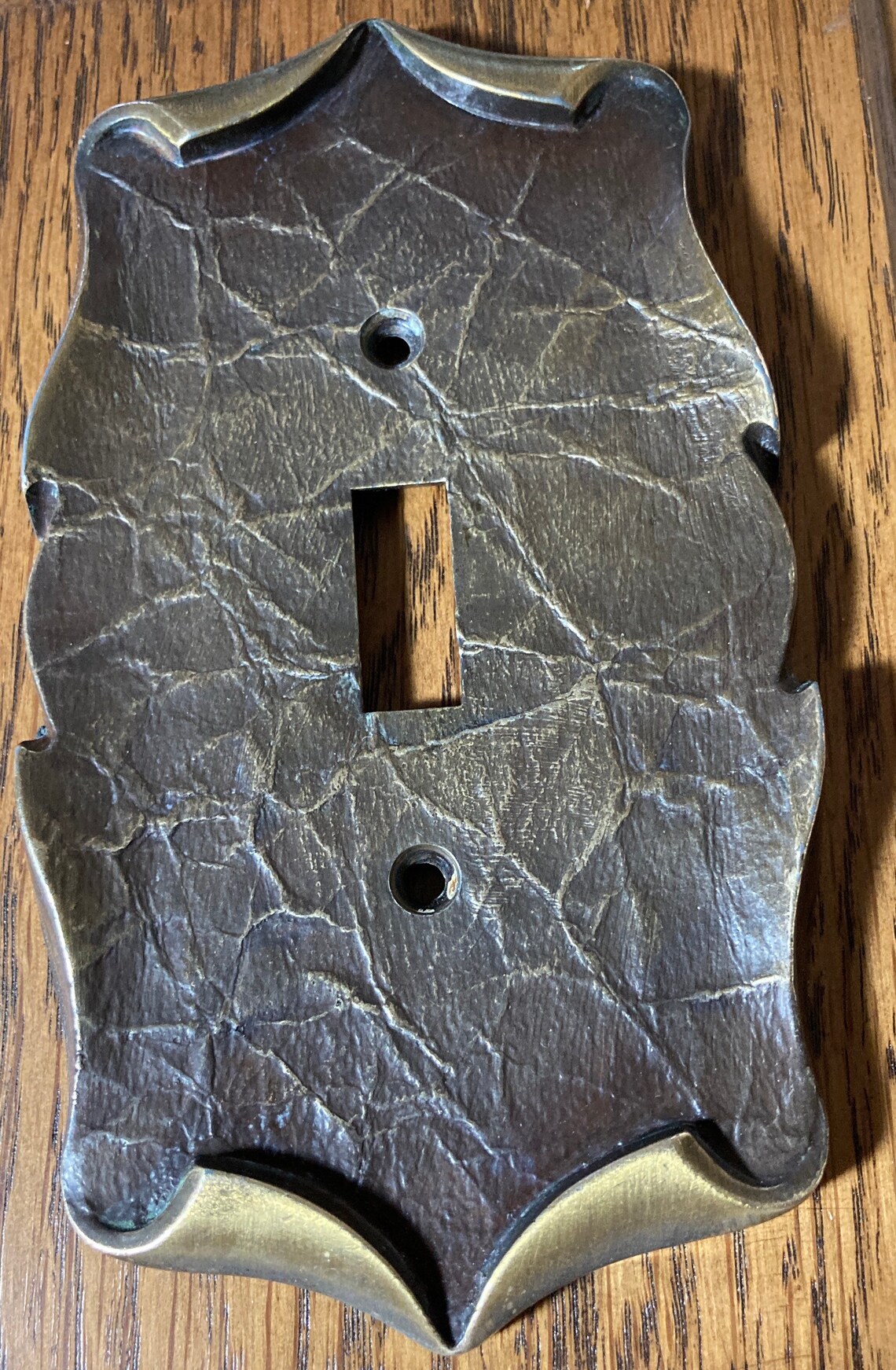 Vintage Metal Outlet Cover Wall Plate Ornate Switch Cover Etsy