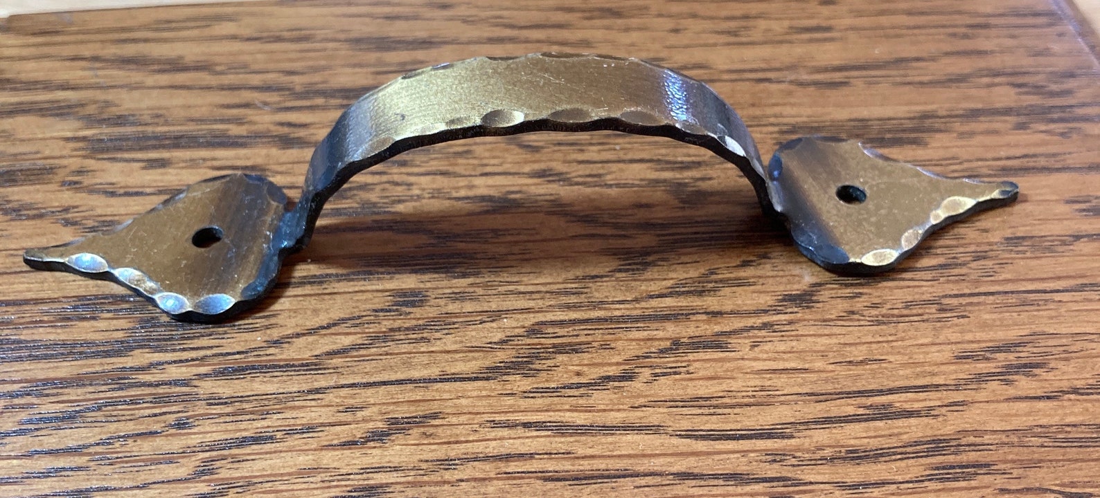 Vintage Colonial Brass Hardware Pull. 46. Etsy