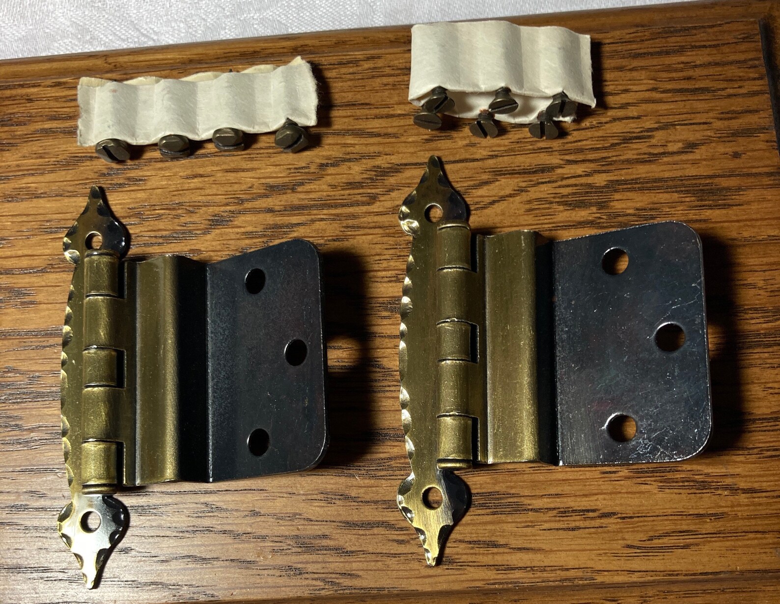 Amerock Nip Set of 2 Wrought Steel Brass Colonial Hinges for Etsy