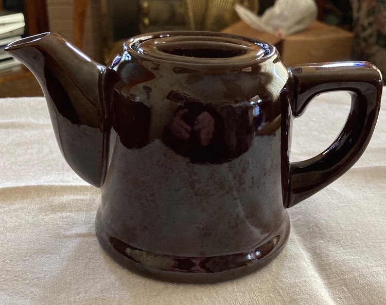 Vintage Brown Single Serve Teapot Marked Occupied Japan. Etsy