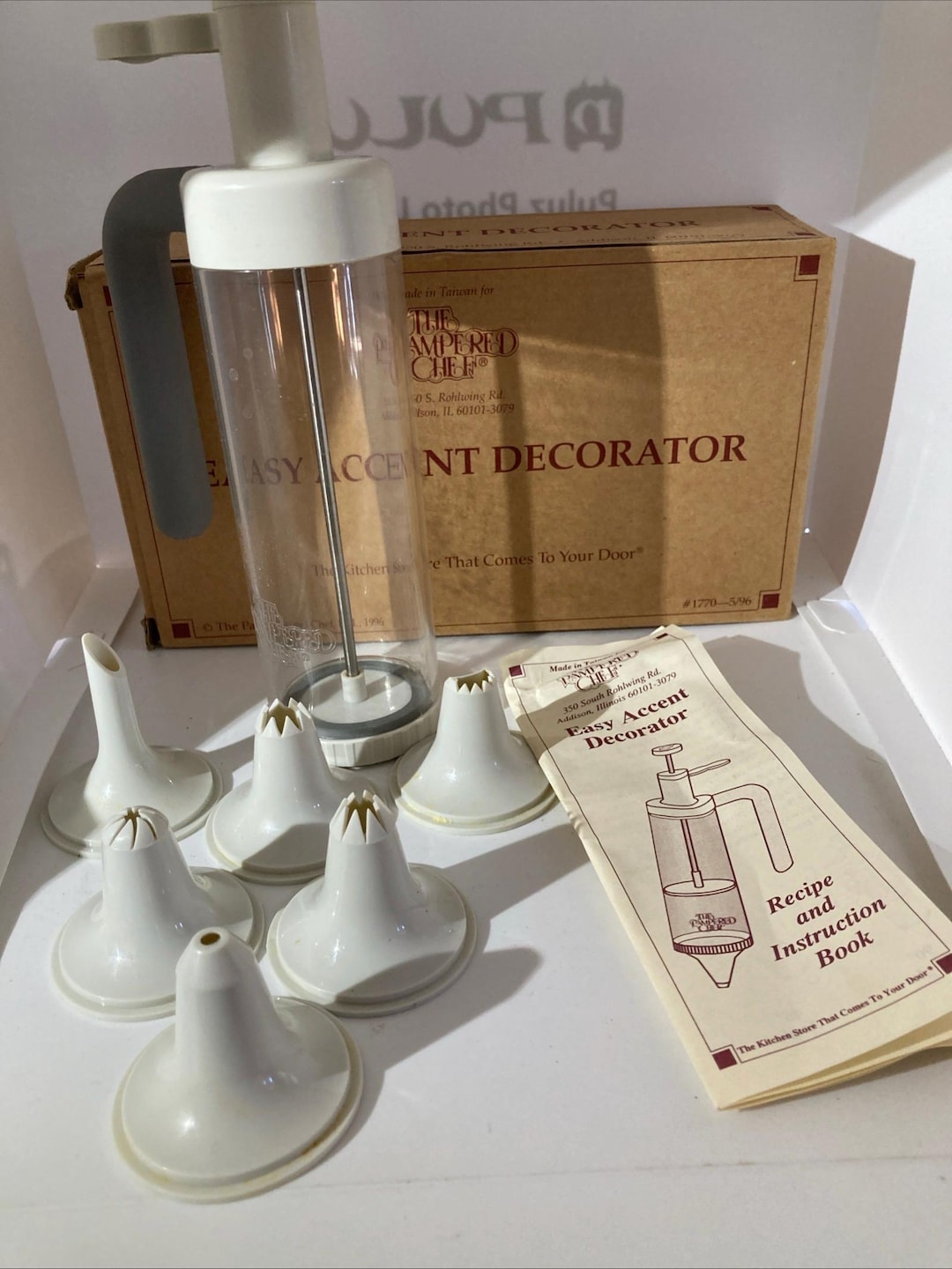 The Pampered Chef Easy Accent Decorator 1770 Etsy