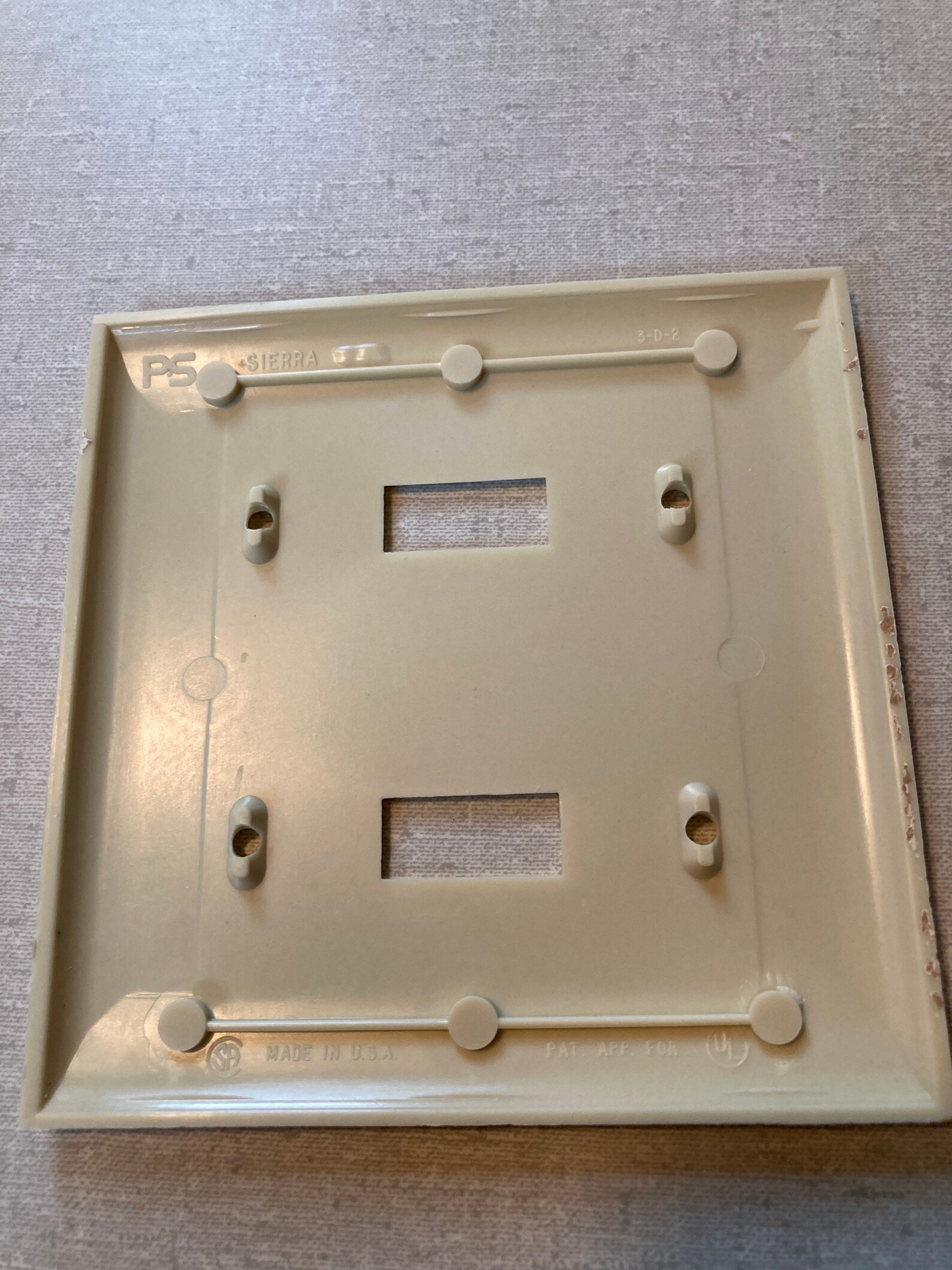 Bakelite Sierra Electrical Outlet Plate Vintage Antique 80 Etsy
