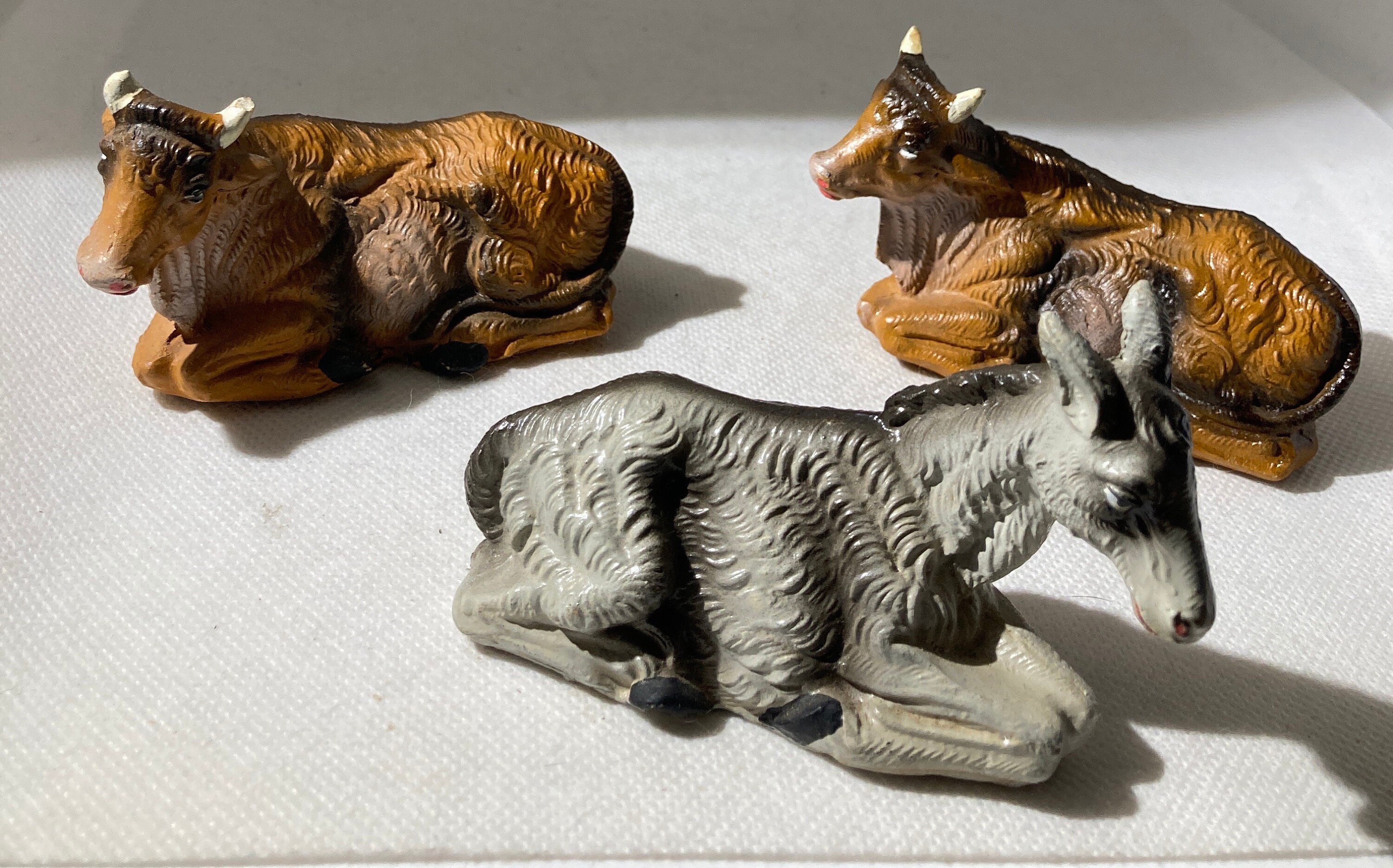 Vintage Ceramic Nativity Animals. Made in Italy Nativity. Etsy