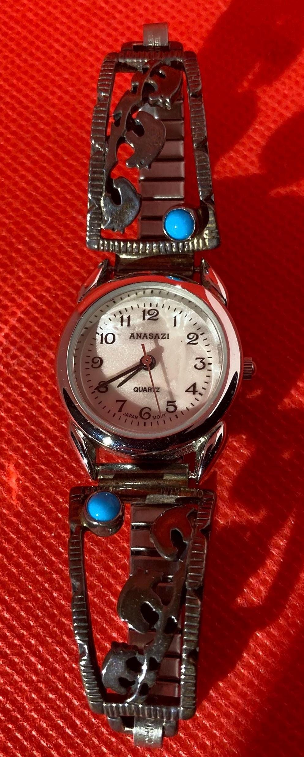 Sterling Bear Watch - Etsy display picture 1