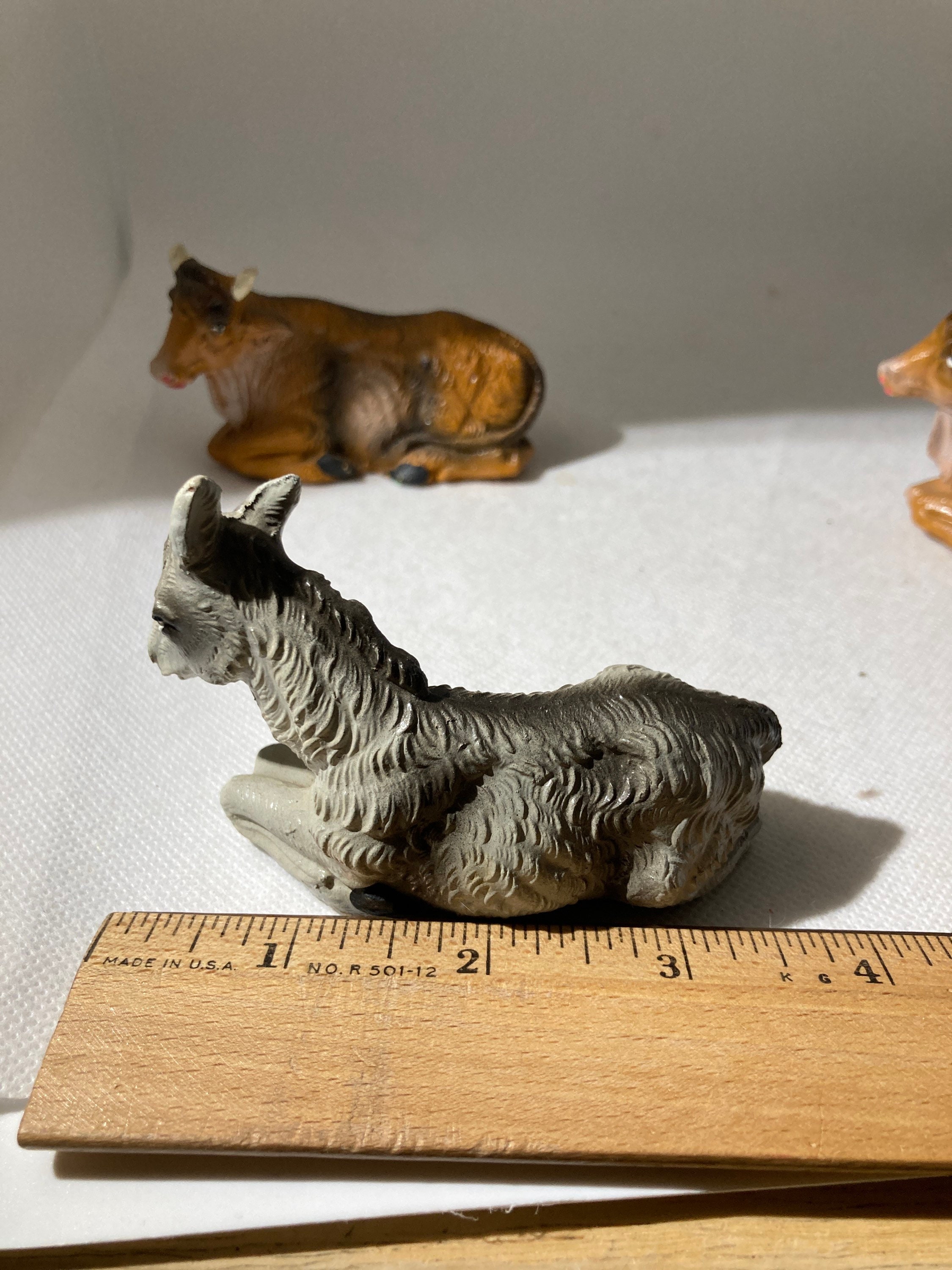 Vintage Ceramic Nativity Animals. Made in Italy Nativity. Etsy