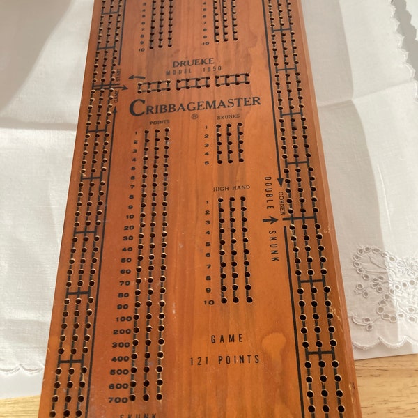 Vintage Drueke Model 1950 Cribbagemaster