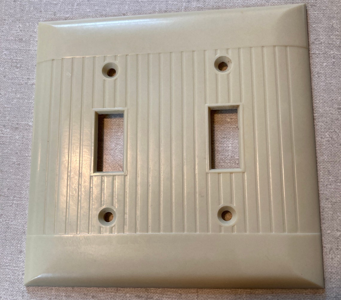 Bakelite Sierra Electrical Outlet Plate Vintage Antique 80 Etsy