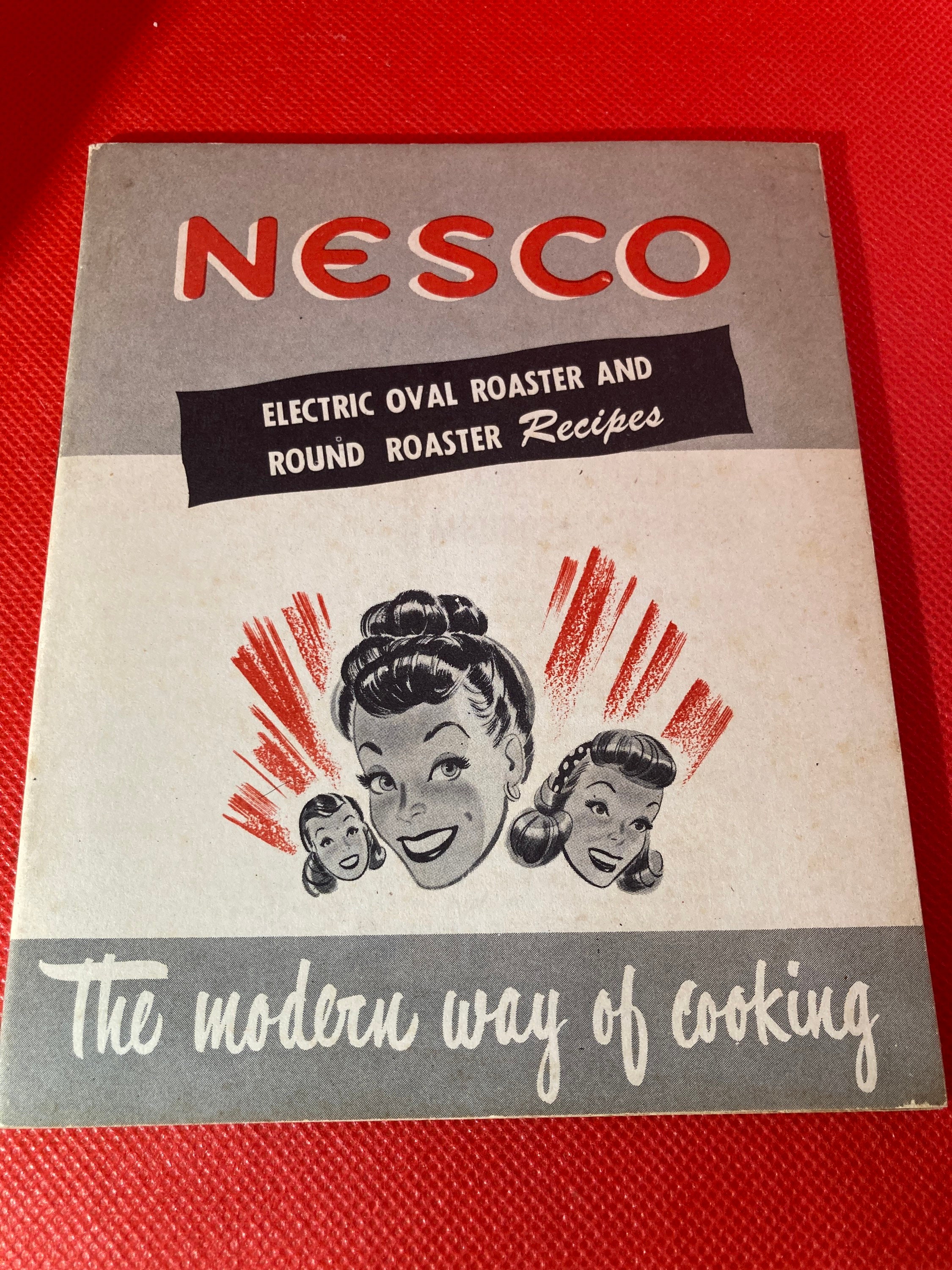 Awesome Vintage Enamel Electric Nesco Casserole Maker Crockpot With Cloth  Cord Nesco 5011 