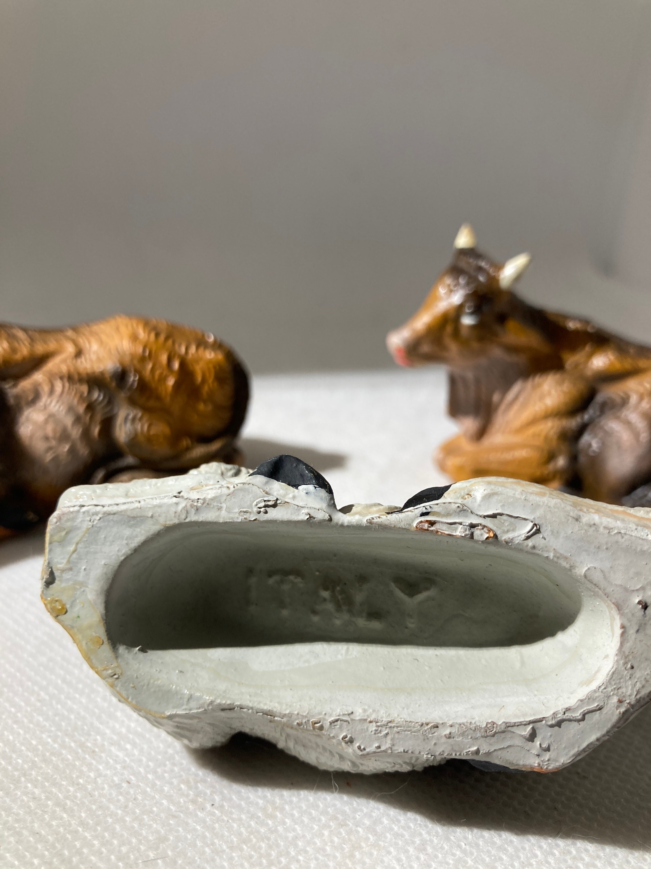 Vintage Ceramic Nativity Animals. Made in Italy Nativity. Etsy