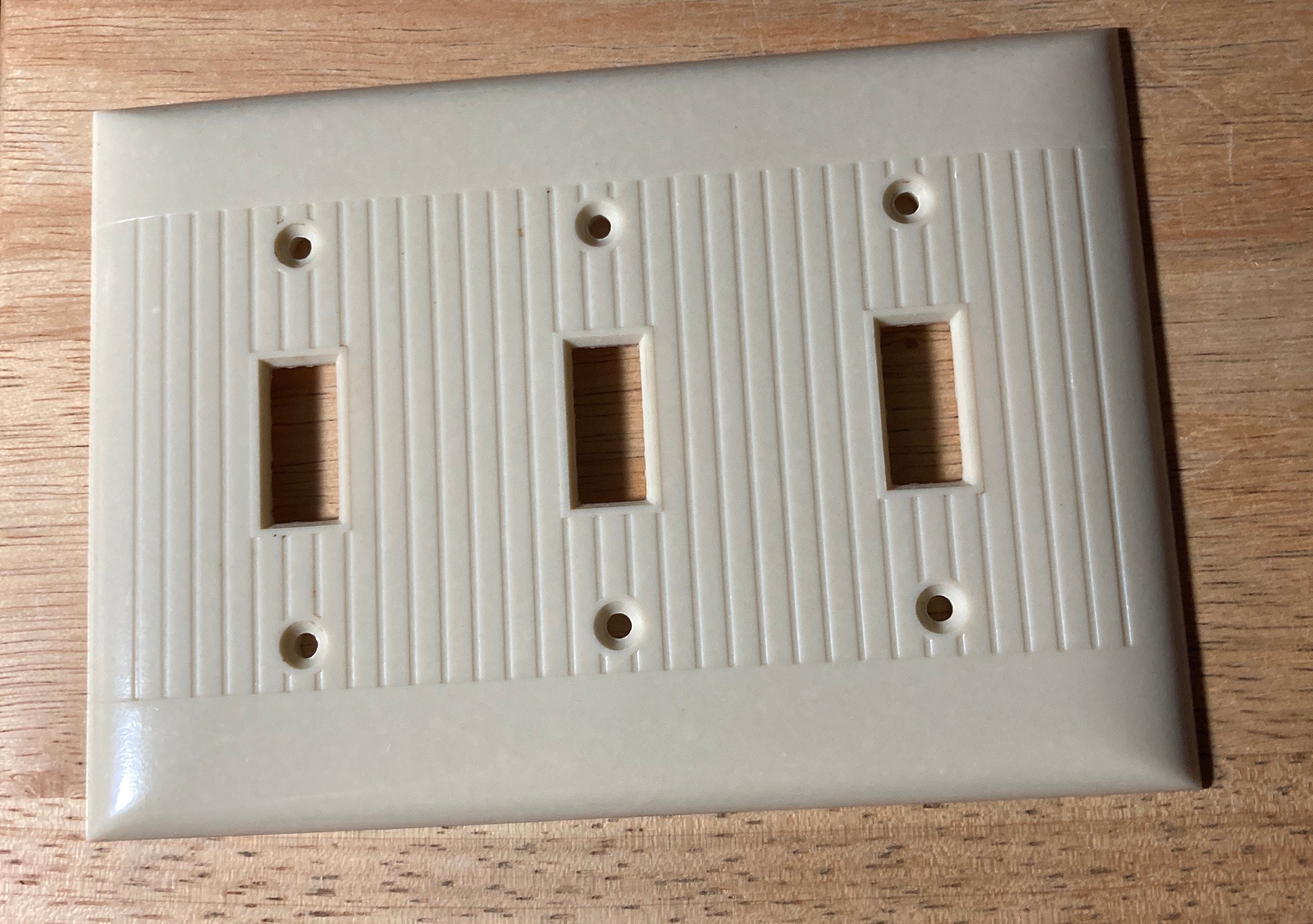 Bakelite Sierra Electrical Outlet Plate Vintage Antique 80 Etsy