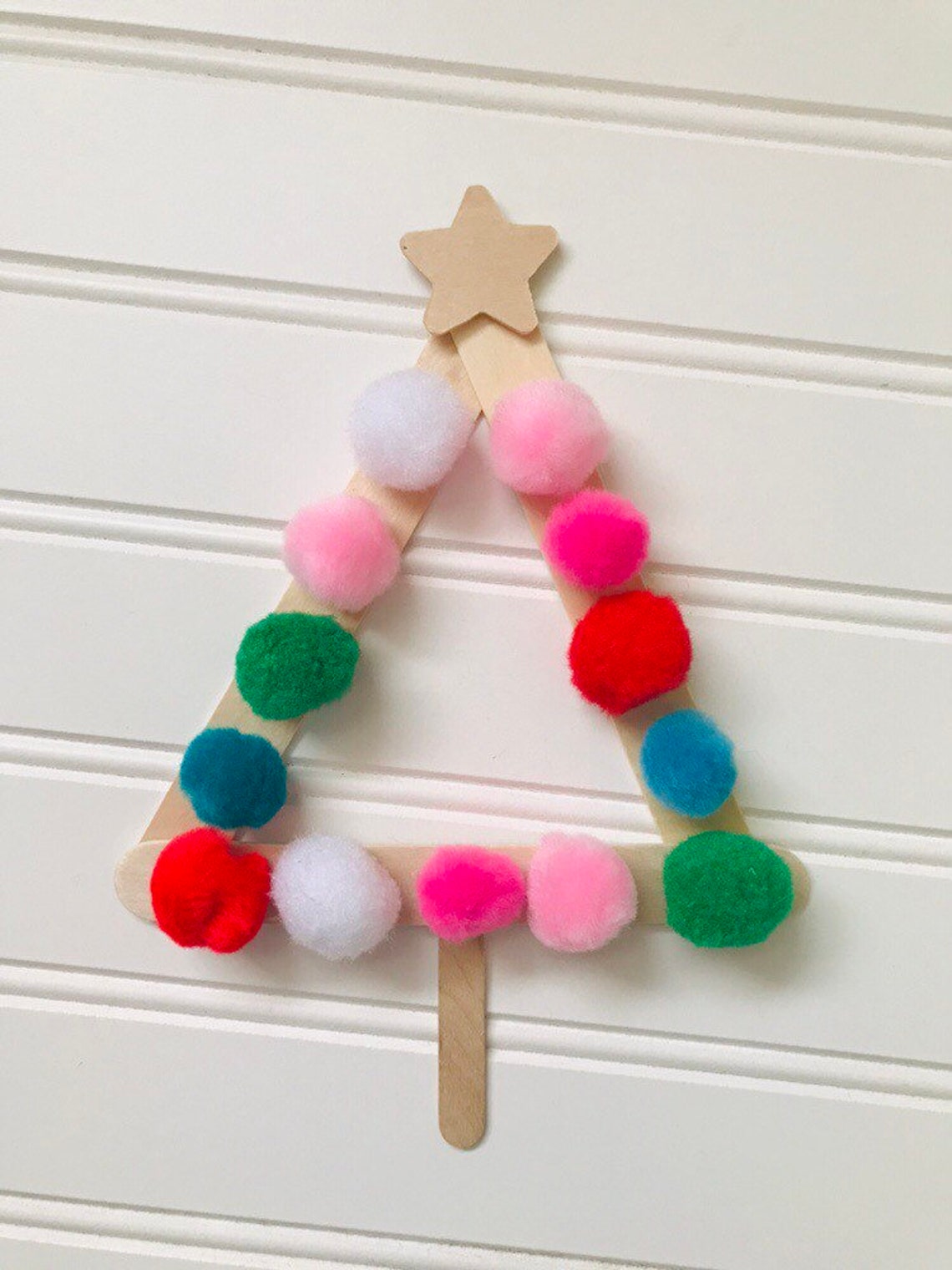 DIY Christmas Tree Craft Kit Kids Ornament Kit Kids Etsy