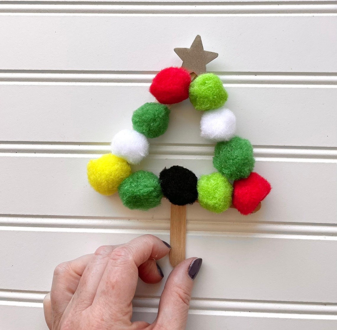DIY Christmas Tree Craft Kit Kids Ornament Kit Kids Etsy