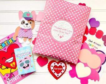 Easy Kids Valentine Gift, Valentine Surprise for Kids, Valentine Craft Kit for Kids