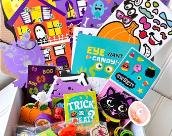 HALLOWEEN Gift for Girl or Boy, Halloween Activity Box, Busy Box for Kids, Grandchild Gift Box, Halloween Gift for Kid