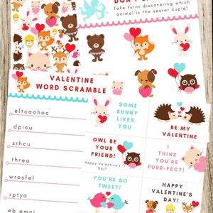 Valentine Printables for Kids, Printable Valentine Games, I Spy ...