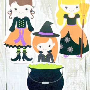 Kids Witch Party Printables, Witches Night Out Decor, Girls Halloween ...