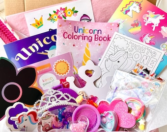 PRINCESS Gift for Girl, Unicorn Activity Box, Princess Craft Kit for Kids, Girls Craft Box, Christmas Gift for Kid