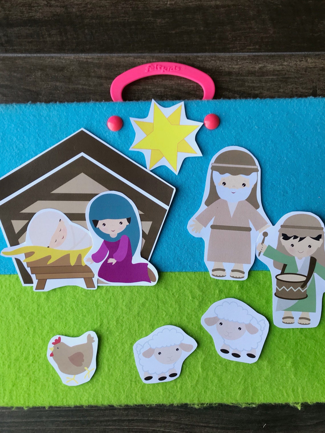Printable Nativity for Christmas Christmas Nativity Advent Etsy