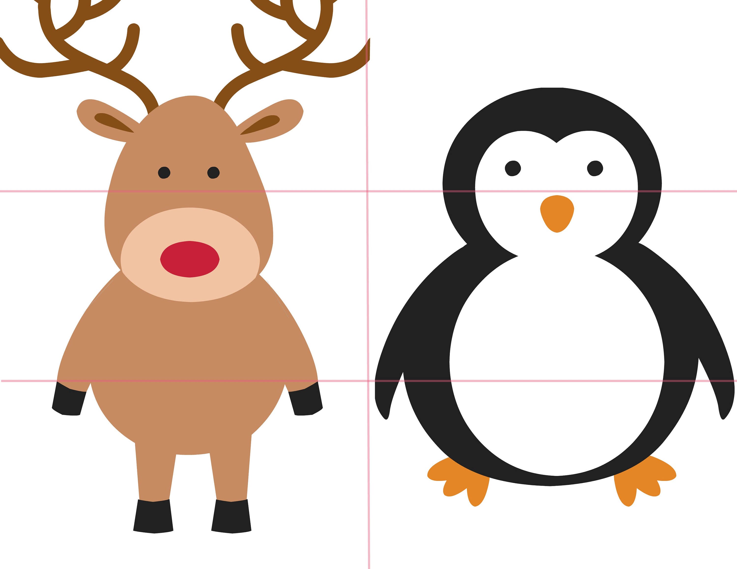 Preschool Christmas Puzzles Printable Preschool Christmas - Etsy