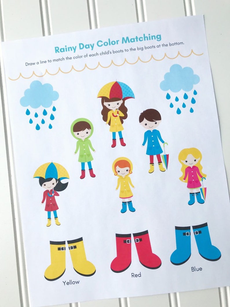 Preschool Activity Book Printable | Etsy