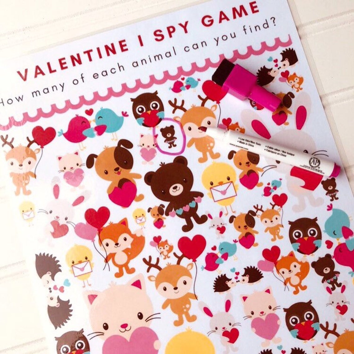 Valentine Printables for Kids Printable Valentine Games I | Etsy