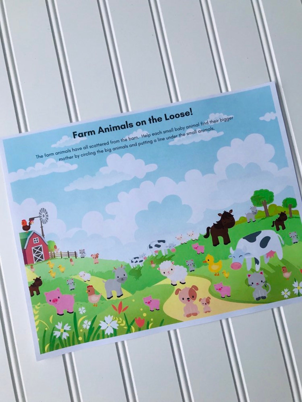 Preschool Activity Book Printable | Etsy
