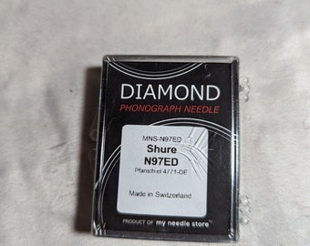 New Y Diamond Phonograph Needle for Audio Shure N97ED MNS-N97ED