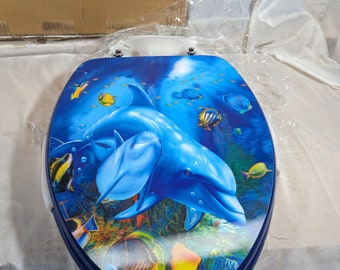 Abattant de toilette 3D TopSeat Dolphin avec matériel MIB