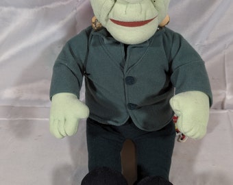 1999 13-Inch Monsters Universal Studio Frankenstein Plush Figurine With Tags Stuffins