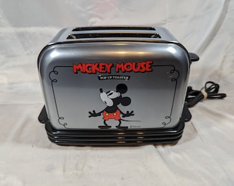 Vintage Disney Mickey Mouse Pop-up Musical 2 Slice Toaster Japan