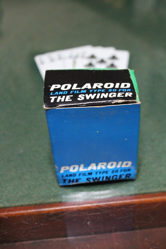 Vintage Polaroid Land Film Type 20 for The Swinger Instant Camera Black  White