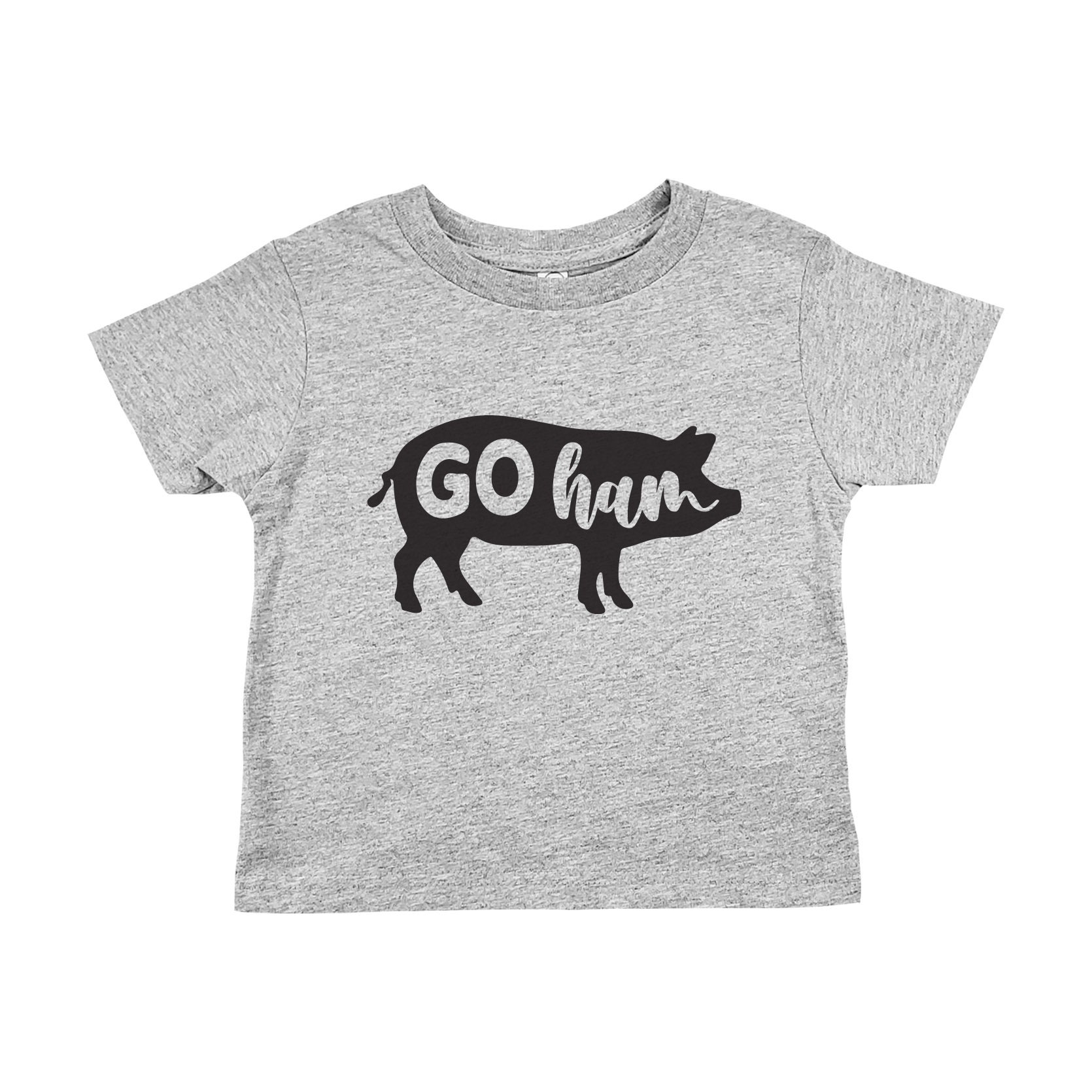 Go Ham Toddler Tee Shirt Cute Pig Childs Shirt 2T 4T | Etsy
