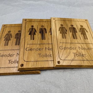 Personalised Engraved Oak Sign – Door signs, Bench Plaques available in different sizes image 12