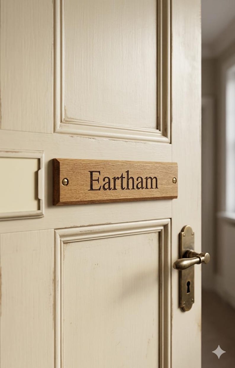 Personalised Engraved Oak Sign – Door signs, Bench Plaques available in different sizes image 1