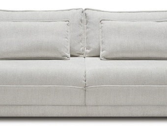 Casa Padrino canapé de luxe gris 253 x 120 x H. 74 cm - canapé de salon avec fonction couchage