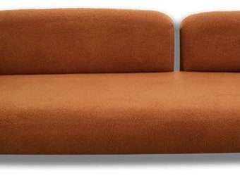 Casa Padrino Luxus Sofa Braun / Naturfarben 260 x 100 x H. 100 cm - Wohnzimmer Sofa - Hotel Sofa